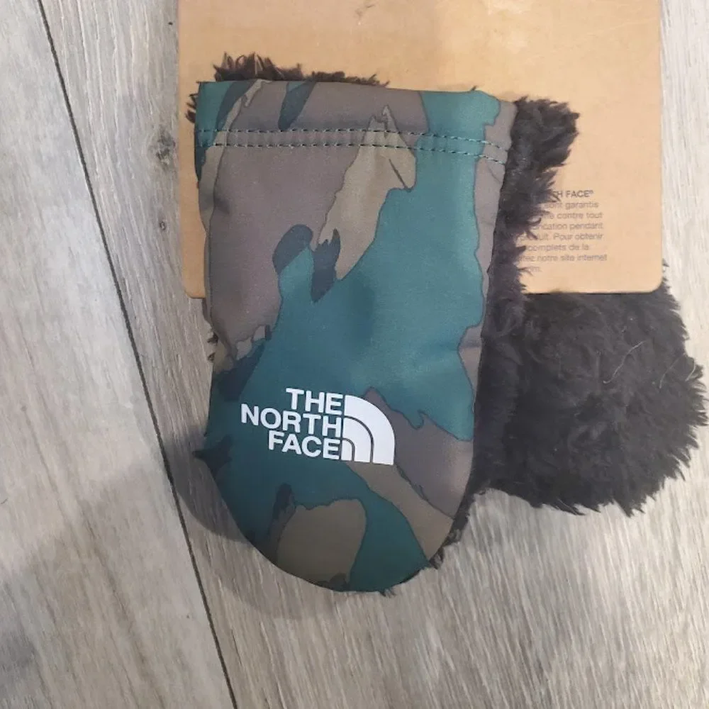 The North Face Babies' Suave Oso Mittens In Evergreen Mountain Glove Siz…